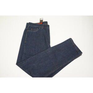 Isaia Dec Denim 100% Cotton Dark Wash Mens Blue Jeans Sz 54R EU BRAND NEW